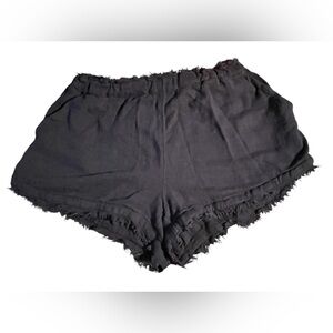 Free People Fringe Cotton Shorts Sz M